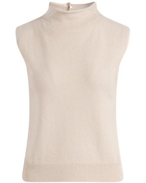 Max Mara Sleeveless Tops - Neutro