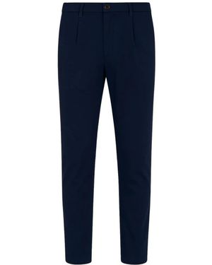 BRIGLIA Blaue Slim Fit Hose