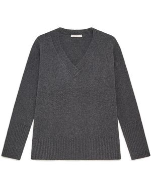 Maliparmi Cashmere Merinos Breiwerk - Grijs