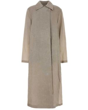 Our Legacy Jassen ,Leer Capital Coat - Naturel