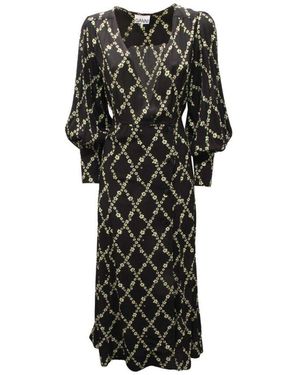 Ganni Margarita Kleid - Schwarz