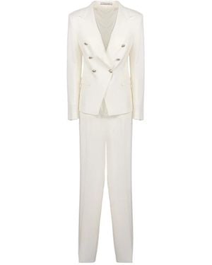 Tagliatore Double Breasted Suits - Blanco