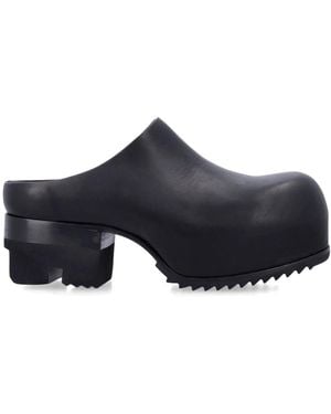 Rick Owens Heeled Mules - Blu