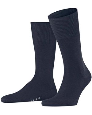 FALKE Blauwe Hoge Sokken