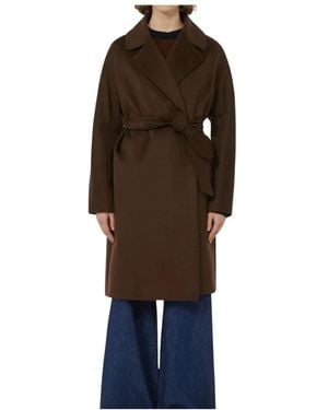 Weekend by Maxmara Jassen ,Bruin ,Wol Corte Coat