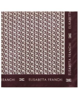 Elisabetta Franchi Silky Scarves - Paars