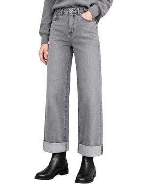 Kocca Jeans ,Grijs ,Katoen Straight Jeans