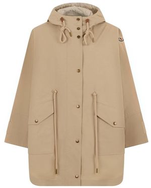 Moncler Jassen ,Katoen Brunnera Lange Parka - Naturel