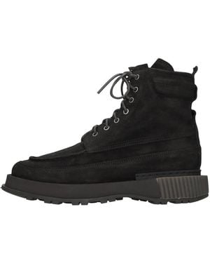 Buttero Lace-Up Boots - Black