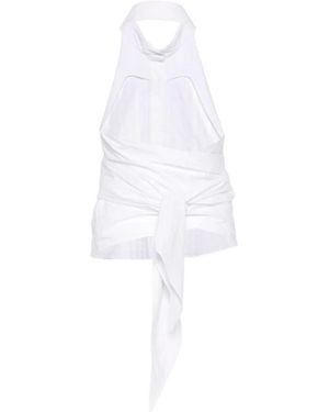 P.A.R.O.S.H. Sleeveless Tops - Blanco