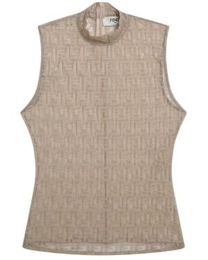 Fendi Sleeveless and tank tops for Women | Online Sale up to 35