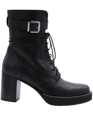 Zinda Heeled Boots - Black