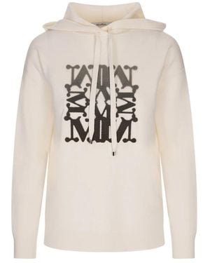 Max Mara Hoodies & Sweatvesten ,Wit ,Hoodies