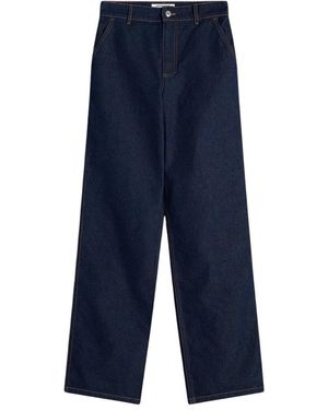 Maison Kitsuné Straight Jeans - Blu