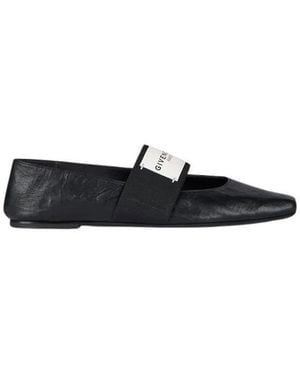 Givenchy Sliced Square Ballerinas - Schwarz