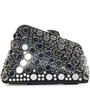 The Attico Mitternacht Clutch - Schwarz