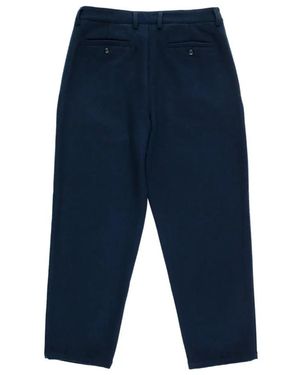 Pop Trading Co. Straight Trousers - Blauw