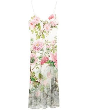 Alice + Olivia Midi Dresses - Metallic