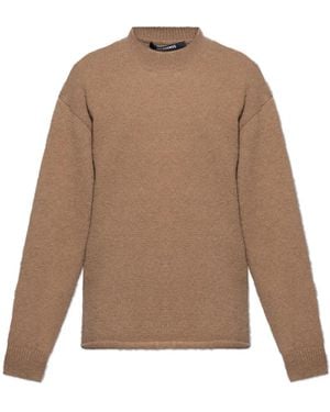 Jacquemus Round-Neck Knitwear - Marrón