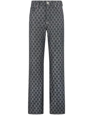 Philipp Plein Straight Jeans - Gris