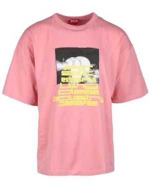 DIESEL T-Shirts - Rose