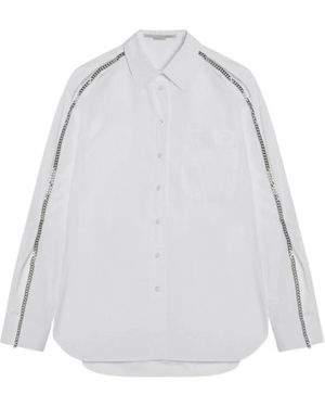 Stella McCartney Falabella Overhemd Met Kettingdetail - Grijs