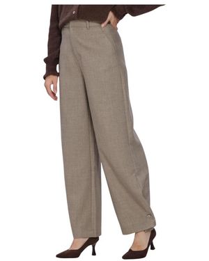 RUBY TUESDAY Clendis Tappered Button Detail Pants - Grijs