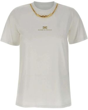 Elisabetta Franchi T-Shirts - Grijs