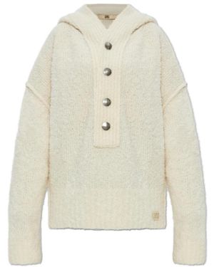 KNWLS V-Neck Knitwear - White