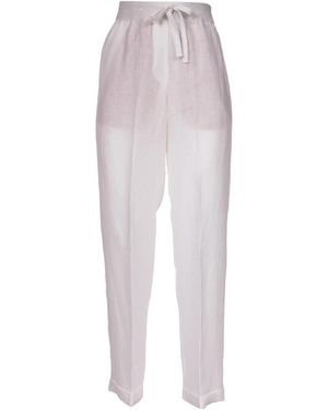 Le Tricot Perugia Wide Trousers - White