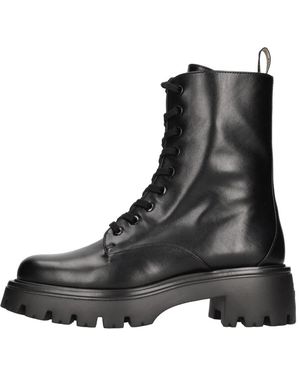 Stuart Weitzman Lace-Up Boots - Noir