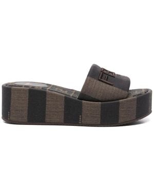 Fendi Wedges - Black