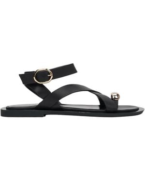 ESTRO Flat Sandals - Black