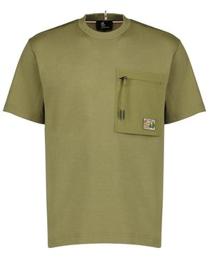 Moncler Cotton Pocket T-Shirt - Groen