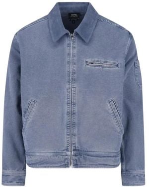 A.P.C. Denim Jackets - Blu