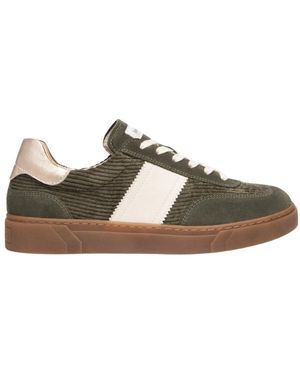 Nero Giardini Sneakers Van Suède, Textiel En Leer - Bruin
