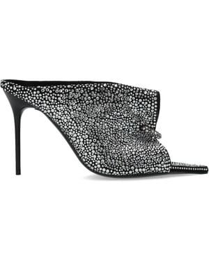 Balmain Heeled Mules - Black