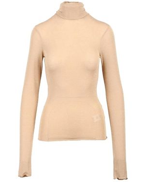 SIMONA CORSELLINI Long Sleeve Tops - Neutro