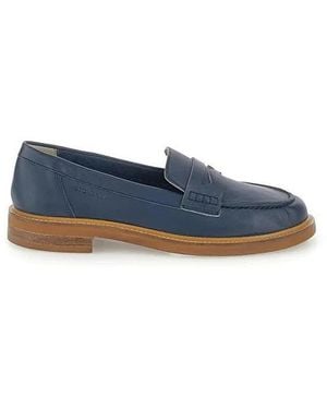 Stonefly Leder Mokassin - Blau