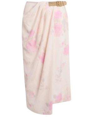 Moschino Bedruckter Wickelrock - Pink