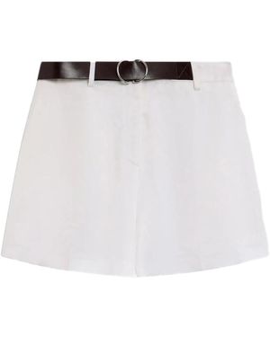 Semicouture Casual Shorts - Blanco