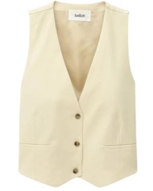 Ba&sh Jassen ,Leer Accessoires - Naturel