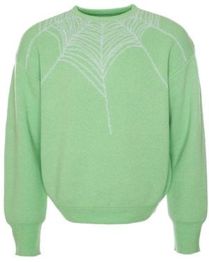 Stockholm Surfboard Club Round-Neck Knitwear - Green