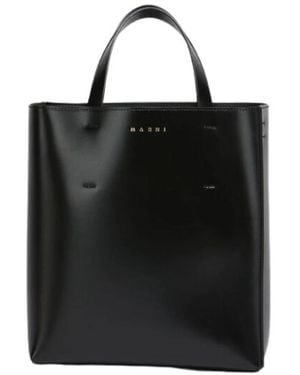 Marni Museo Small Bag Aus Schwarzem Leder