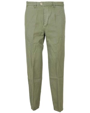 Tela Genova Chinos - Green