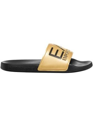 EA7 Sliders - Metallic
