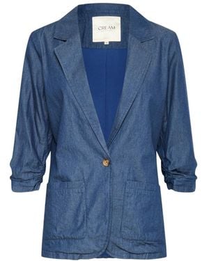 Cream Blazers - Blu