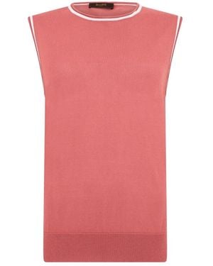 Moorer Round-Neck Knitwear - Rose