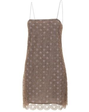 ROTATE BIRGER CHRISTENSEN Short Dresses - Brown