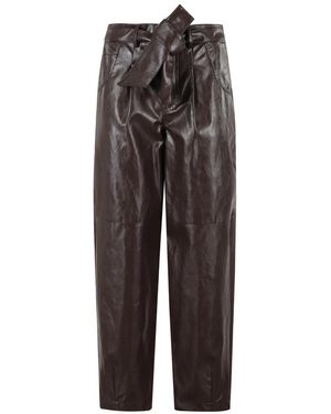 FEDERICA TOSI Tapered Trousers - Gris